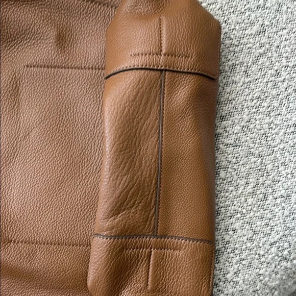 Like New Tory Burch Moose Perry Hobo Bag Leather Boho Slouchy Purse & Dustbag - Picture 6 of 7